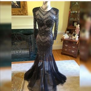 Jovani Sheer Gown worth $1100 still has tags